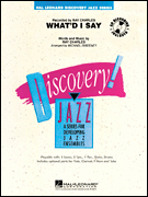 What'd I Say? Jazz Ensemble sheet music cover